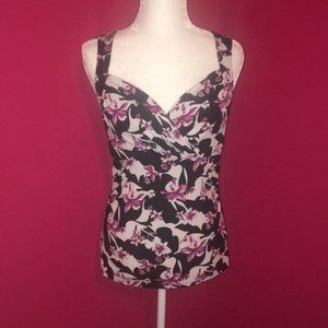 WHBM Floral Sleeveless Tank - Small